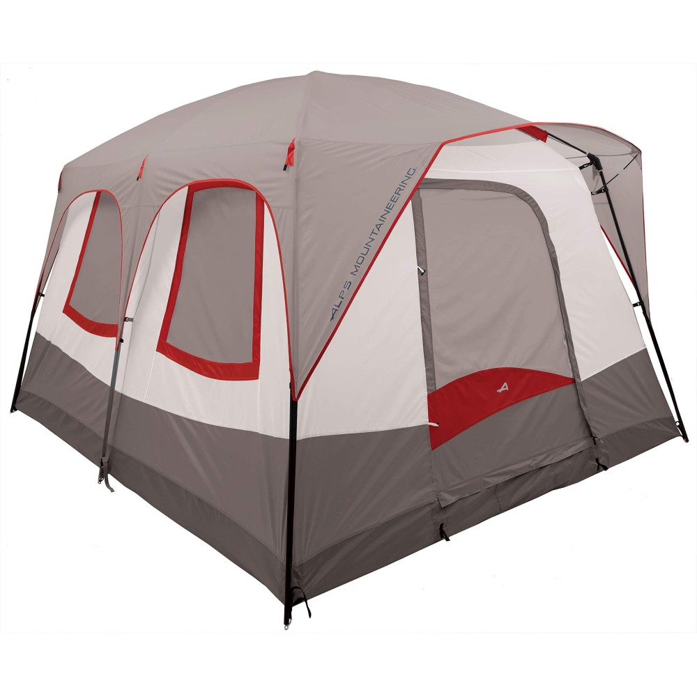 ALPS Mountaineering Camp Creek Two-Room Tent - Gray/Red