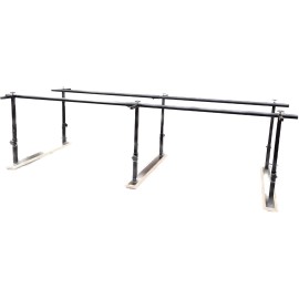 Physical Therapy Parallel Bars - Adjustable Height and Width Model - (10ft) Heavy Duty- 110LBS