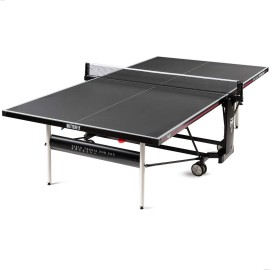Butterfly Timo Boll Crossline Outdoor Ping Pong Table 3-Year Warranty Made in Germany Outdoor Table Tennis Table Adjustable Ping Pong Net Set, Grey