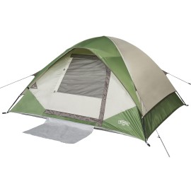 Wenzel Jack Pine 4 Person Dome Camping Tent for Car Camping, Traveling, Festivals, and More