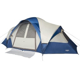 Wenzel Pinyon 10 Person Modified Dome Camping Tent for Car Camping, Traveling, Festivals, and More