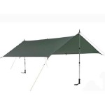 NORDISK 117015 Outdoor Camping Tarp Voss 5 ULW Forest Green 98.4 x 78.7 inches (250 x 200 cm)