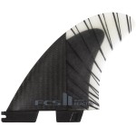 FCS II Reactor Performance Core Carbon Tri Fin Set - Black/Charcoal - L