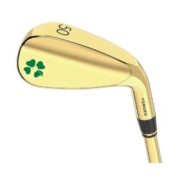 Lucky Wedges Gold 50 Degree Attack Wedge - 8 Degrees Bounce, 35.25