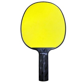 Cannon Sports Unbreakable Table Tennis Paddles with Rubber Face (Yellow)