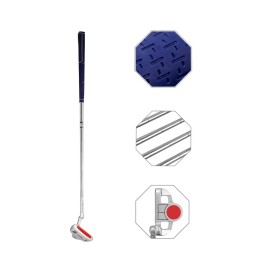 Junior Golf Putter Stainless Steel Kids Putter Right Handed for Kids Ages 9-12(Red Head+Blue Grip, 29inch,Age 9-12)