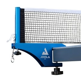 JOOLA Professional Grade WX Aluminum Indoor & Outdoor Table Tennis Net and Post Set - Quick Setup - 72in Regulation Ping Pong Net - Reinforced Cotton Blend Net w/ Adjustable Tensioning System