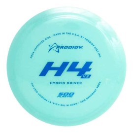 Prodigy Disc 500 H4 V2 Driver Slightly Understable Hybrid Driver Golf Disc Stiff, Confident Grip Amazing Control and Dependability Colors May Vary (170-176g)