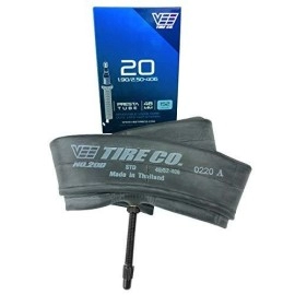 Pair of Two Vee Tire 20 inch Bike Tire Bicycle Inner Tubes 48mm Presta Valve, Fits 20x1.90, 20x2.0, 20x2.10, 20x2.125, 20x2.25, 20x2.35 and 20x2.50 Bike tire Sizes