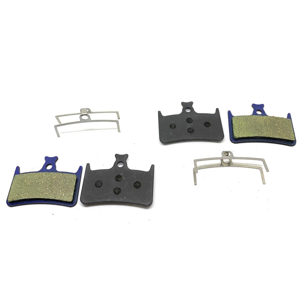 2 Pairs Bike Brake Pads Organic for Hope E4, RX4, DBP/59, Mono, Tech 3, Tech Evo, HBSP323S,HBSP323R.. The Bicycle Replacement Part for OEM Brakes for high Braking Power.