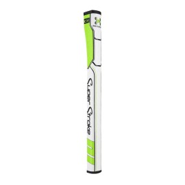 SuperStroke Traxion WristLock Golf Putter Grip, Green/White Advanced Surface Texture That Improves Feedback and Tack Made to Lock Your Wrist Minimize Grip Pressure with a Unique Parallel Design