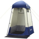 G4Free Large Camping Privacy Shelter Tent, Portable Outdoor Easy Set Up Shower Tent Dressing Changing Room with Carry Bag, Camp Toilet (Blue)