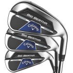 Callaway Big Bertha B21 Iron Set (Set of 7 Clubs: 5IR - PW, AW, Right, Graphite, Regular) , Silver