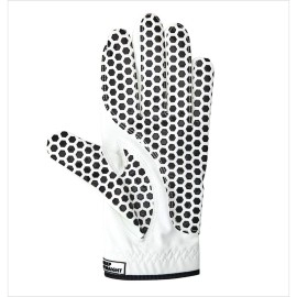 GOLFSKIN Golf Gloves for Men Black Honey Comb Design (Large)