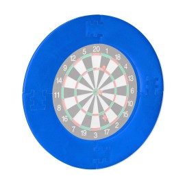 Relaxdays Unisex?- Adults Dart Catchring R7, 4 Pieces, Ring for 45 cm Dartboard, Stable, Wall Protection, EVA, Total Diameter 72 cm, Blue, 1 Item