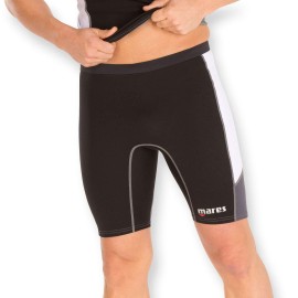 Mares Men's Trilastic Rash Guard UV Protection Lycra Shorts (Black Multi, XXX-Large)