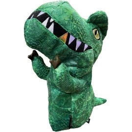 dinofactory T-Rex Golf Head Cover Dinosaur Driver Headcover (Green)