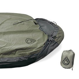 AquaQuest Pharaoh Bivy Sack, Waterproof Outer Shell for Sleeping Bag, Minimalist Stealth Shelter, Olive Drab