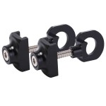 Bicycle Tensioners, Bicycle Chain Tensioner Adjuster, Bicycle Chain Tensioner Fastener Aluminum Alloy Single Speed Adjuster Regulator