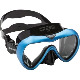Cressi A1, Black/Blue, Clear Lens