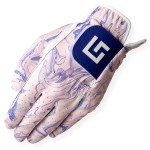 Uther Women? Dura Golf Glove - Durable, Comfortable, Tailored Fit with Zip Pouch - Womens Left Hand, Medium Size, Chella Print