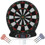 Electronic Dartboard, Electronic Soft Tip Dartboard with Bright LCD Display 15