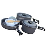 BESPORTBLE 1 Set Outdoor Pot Camping cookware Set Backpacking Gear Backpack for Camping Portable Kettle Portable Camping cookware Grill Accessories for Outdoor Grill Kitchen Supplies Light