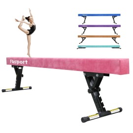 FBSPORT Adjustable Balance Beam: High and Low Floor Beam Gymnastics Equipment for Kids/Adults,Gymnastics Beam for Training,Practice, Physical Therapy and Professional Home Training with Legs