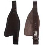 CHALLENGER Horse Western Adult Tooled Brown Leather Replacement Saddle Fenders 5214DB