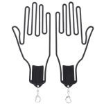 RiToEasysports Pack of 2 Golf Gloves Stretcher Hanger,Multipurpose Golf Gloves Keeper for All Sports Gloves Golf