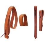 CHALLENGER Horse Horse Amish USA Western Saddle Harness Leather Off Billet & Tie Strap Set 404RT14