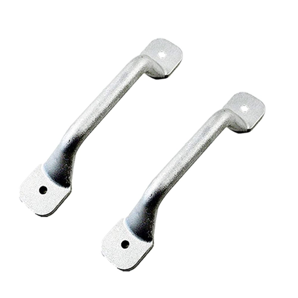 ISURE MARINE 2PCS Boat Cleat Grab Rail Handles Aluminum Fishing Rowboat Duck Jon Boat Row Boat Transom Handles