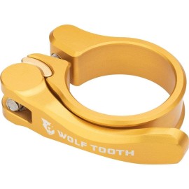 Wolf Tooth QR Quick Release Seatpost Clamp - 36.4mm, Gold