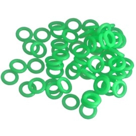 BESPORTBLE 50pcs Tent Stakes Ring Fluorescent Glow in The Dark Tent Ring Tent Nail Rings Tents Accessories