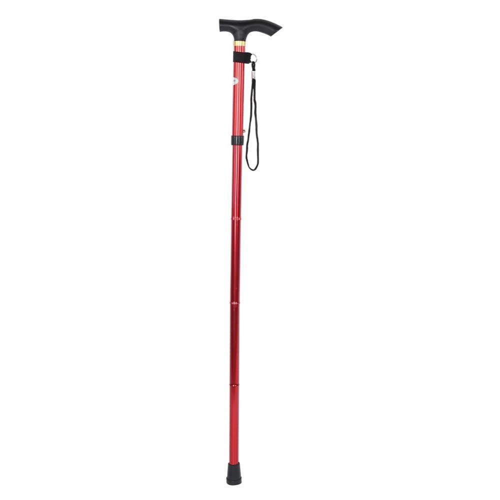Outdoor Foldable Walking Stick Folding Walking Stick Anti-Slip Hiking Stick for Men Women for Elderly Walking[Trekking Poles]