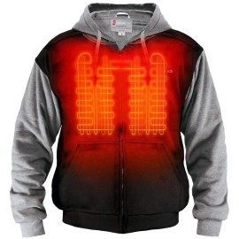 Gerbing 7V Battery Heated Hoodie Unisex - Electric Heat Sweatshirt, Heating Jacket for Motorcycle, Hunting, Camping XXL