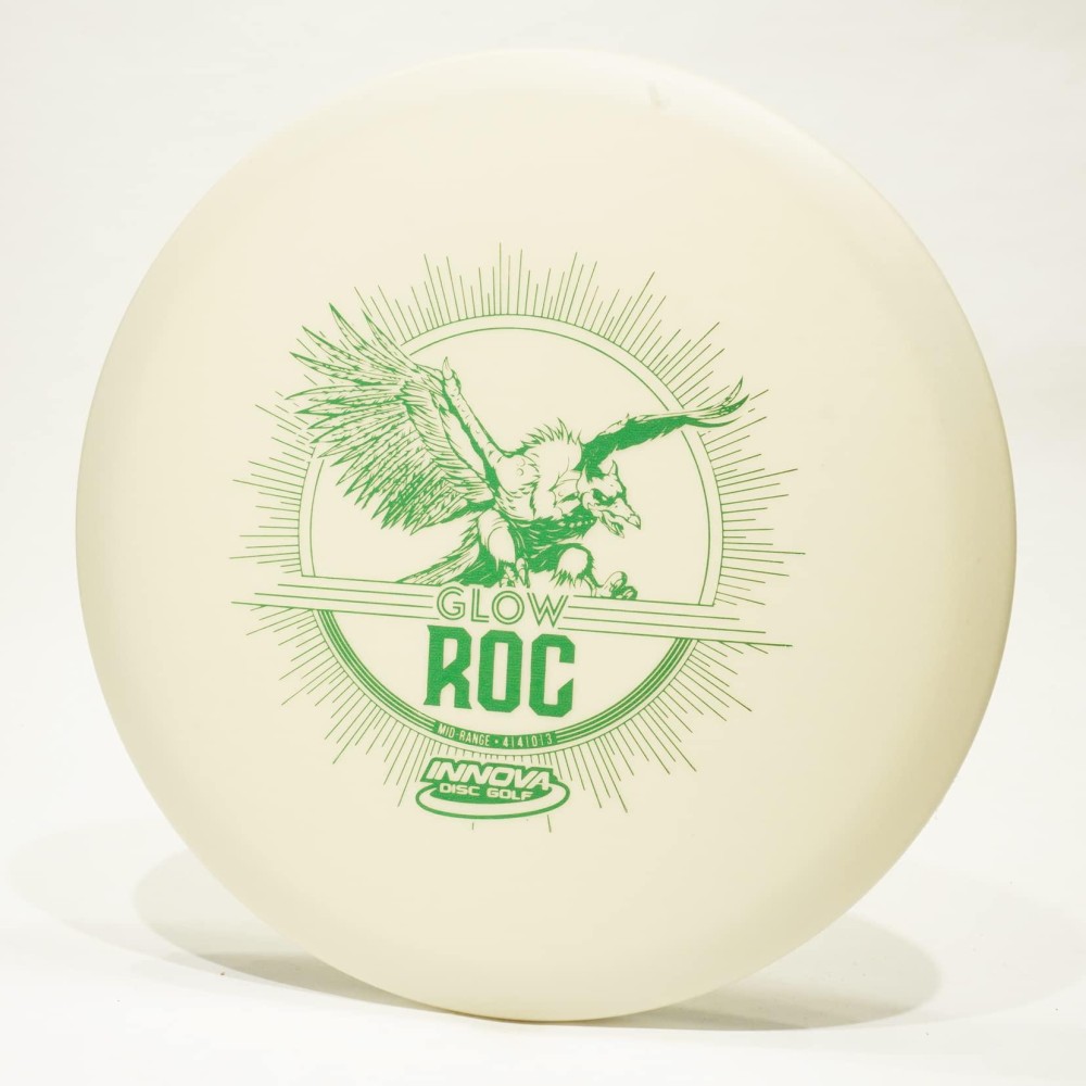 Innova ROC (Glow DX) Midrange Golf Disc - Pick Weight/Color [Stamp & Exact Color May Vary] White 180 Grams