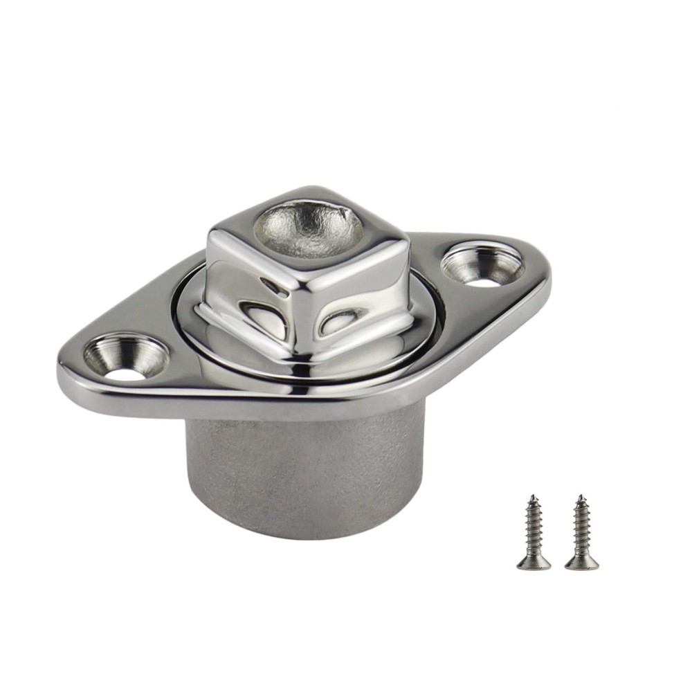 NRC&XRC Stainless Steel 316 Marine Grade Boat FIT 1-1/4IN Hole Garboard Drain Plug W/Screws & O Ring