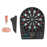 Huakii ?????????????????? ???????? 545g Mini Scoring Dartboard, Mini Dartboard, LCD Display Screen Bar for Leisure Entertainment Family