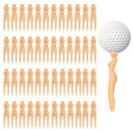 CATOSUM 50PCS 3 Inch Plastic Golf Tees Lady Tees Woman Golf Tees Golf Tees for Golf Training