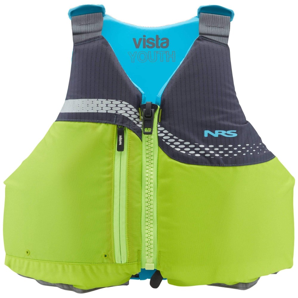 NRS Vista Youth Lifejacket (PFD)-Green-Youth