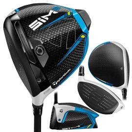 TaylorMade SIM 2 Driver Mens Left Hand Graphite Regular 10.5 Degree Tensei AV Raw Blue