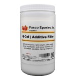 Fasco Epoxies Q-Cel Filler for Boat, Fiberglass, and Surfboard Repairs - Quart