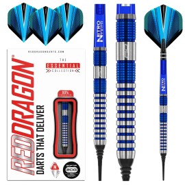 RED DRAGON Polaris Softip: 20 Gram Tungsten Professional Darts Set with Flights and Nitrotech Shafts (Stems)