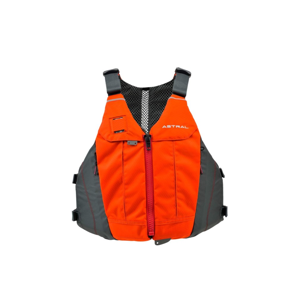 Astral, E-Linda Women? PFD, Versatile Life Jacket for Kayaking, Touring, Fishing, Fire Orange, Medium/Large