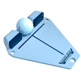 Flight Deck Tour - Outdoor Use - Golf Putting Training Aid - Develop Solid & Square Impact - Original Tour Model - Trains Alignment & Perfect Impact Position - USA-Made - Designed by PGA Coach