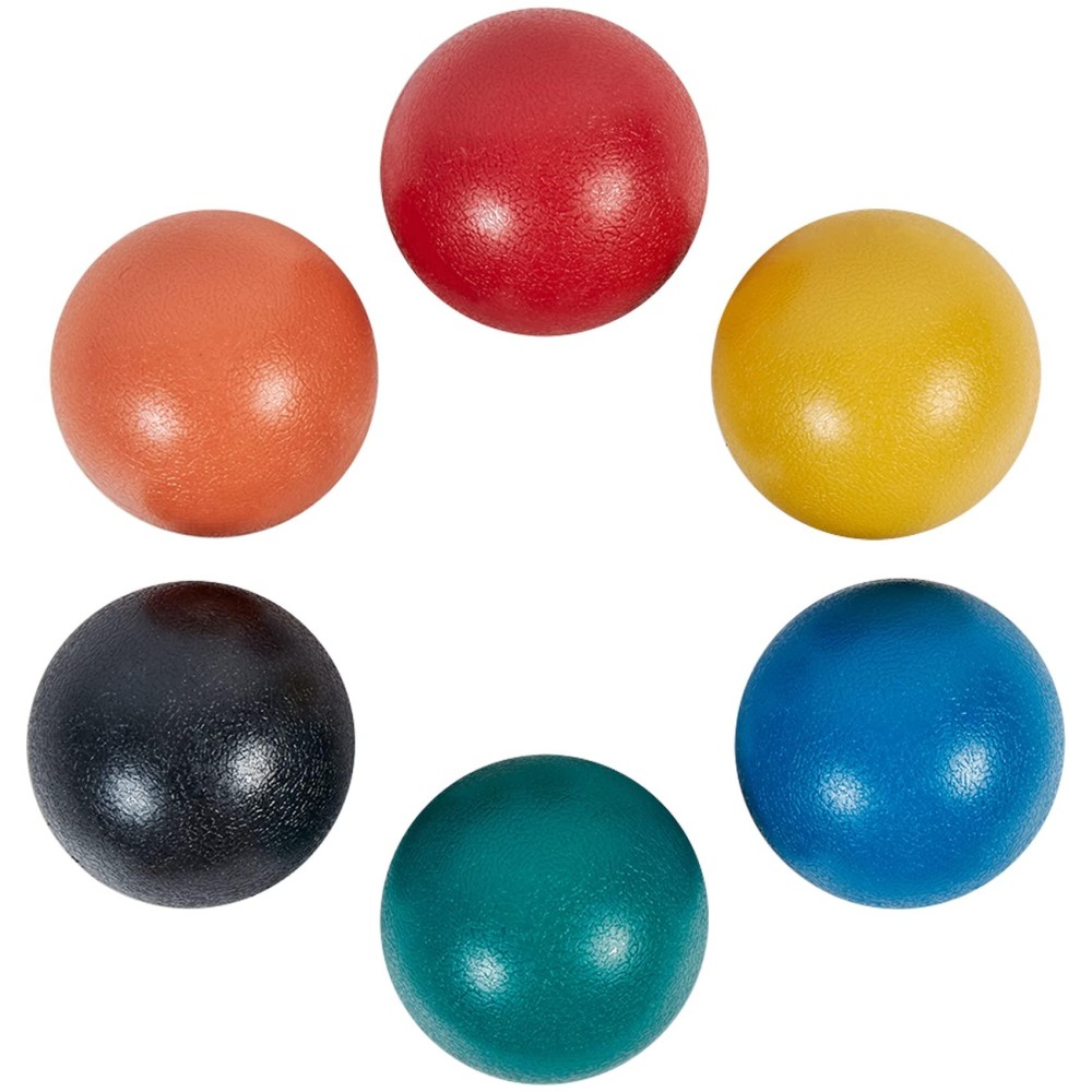 ApudArmis 3.3In Croquet Ball Replacement, Set of 6 Colored Replacement Croquet Balls for Lawn Backyard 35In Six Player Croquet Game