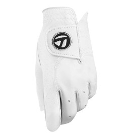 TaylorMade 2021 Tour Preferred Glove, Cadet, Left Hand, Large,White