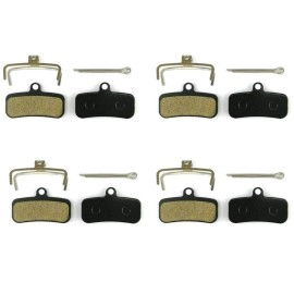 FASTROHY 4 Pairs MTB Bike Bicycle Disc Brake Pads for Shimano Saint M810/M820 Zee 640