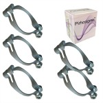 Pirhosigma 5 Pcs Metal Ring Firmly to Frame MTB Bike Cable Guide Brake Cable Shift Cable Derailleur Cable Base Guide Clip Fitting Line Tube Housing Durable